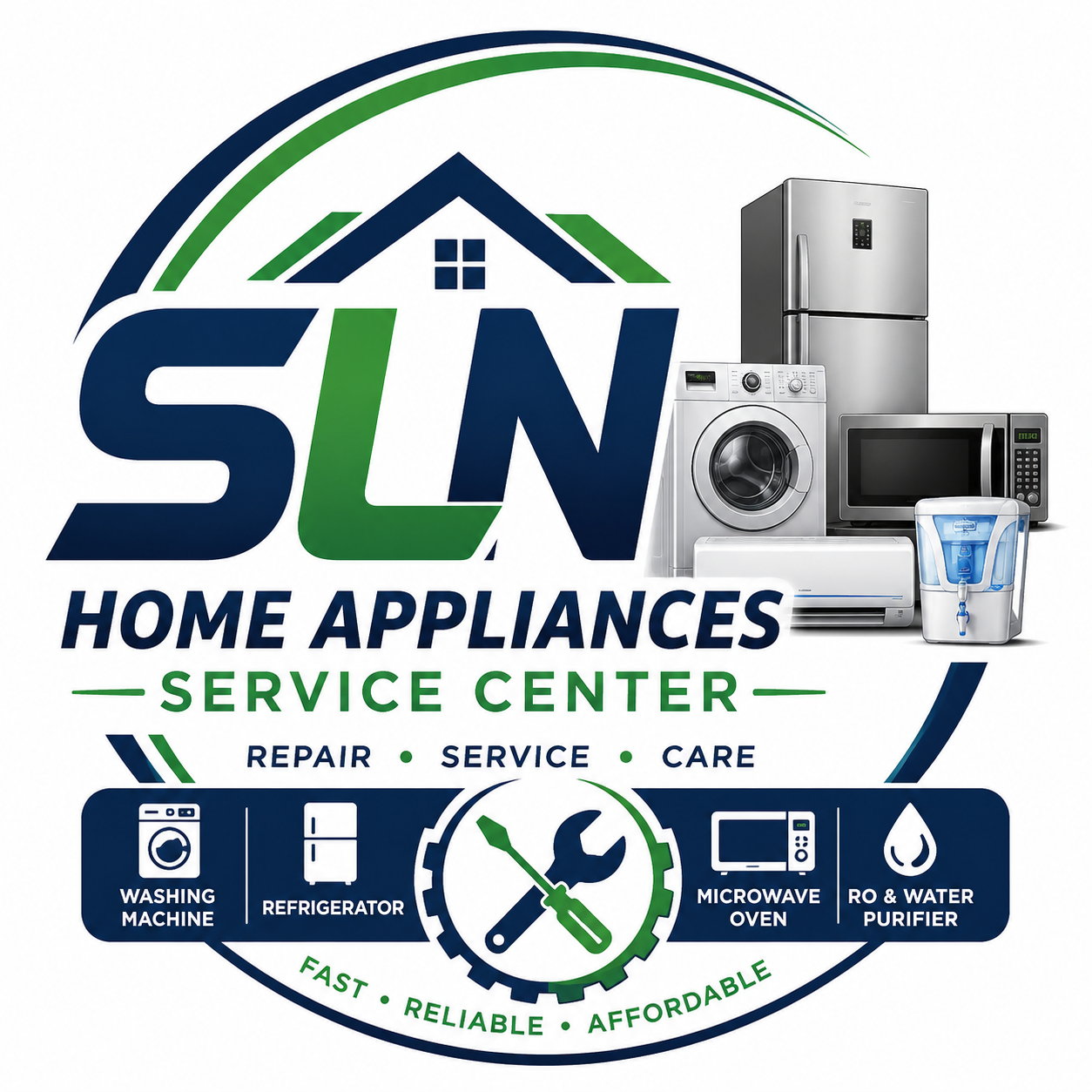SLN Enterprises Home Appliance Service Center Logo in Doddathoguru Electronic City Bangalore